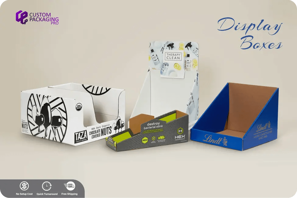 Opt for Earthy Tones and Designs Using Display Boxes